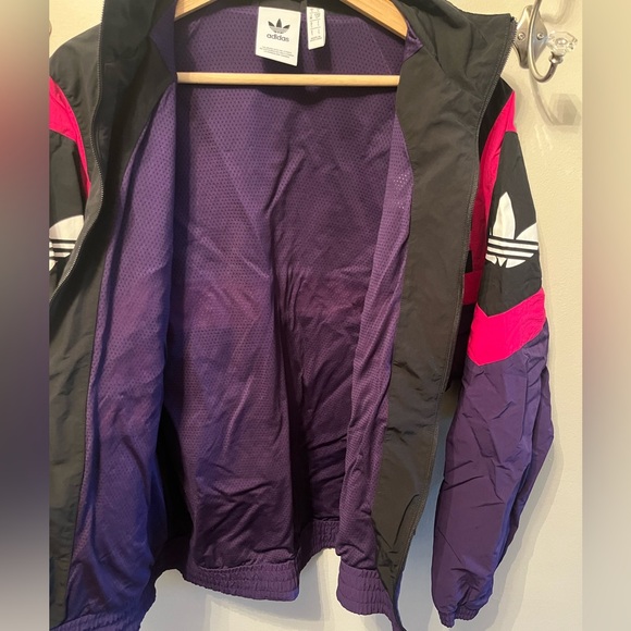 Men’s Adidas Originals Sportive Track Windbreaker Jacket Size Small - Picture 8 of 13
